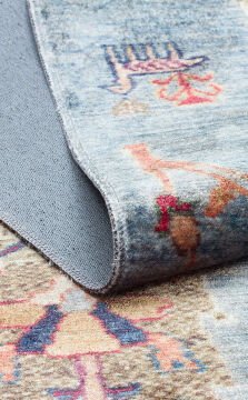 Eko Halı Antique Kaymaz Tabanlı Yıkanabilir Anti Alerjik ATK 09 Aqua