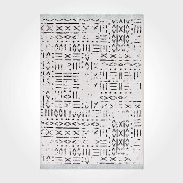 Modern Şönil Kilim Krem 100X200