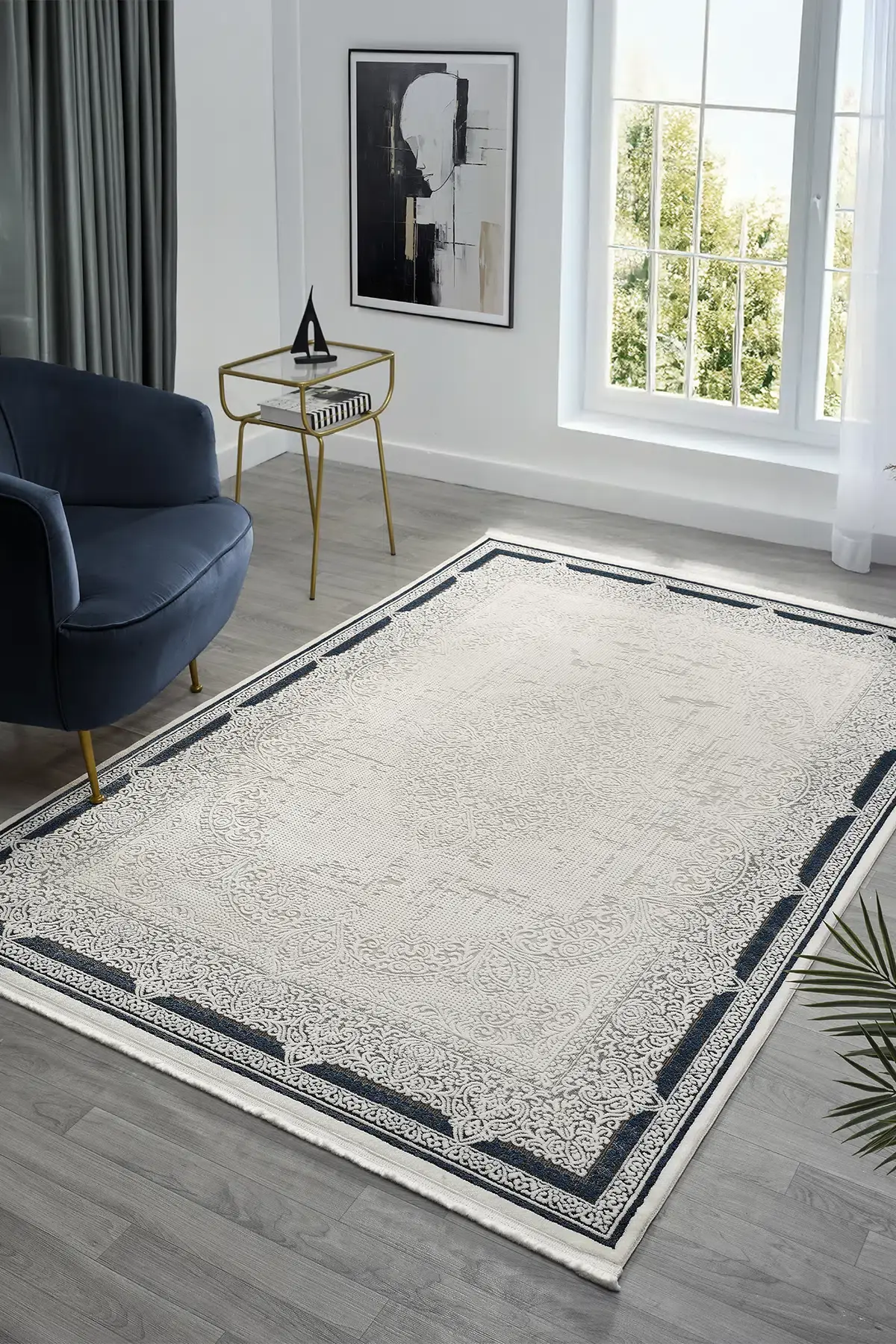 Seyran Halı Ahlat 7051 Mavi