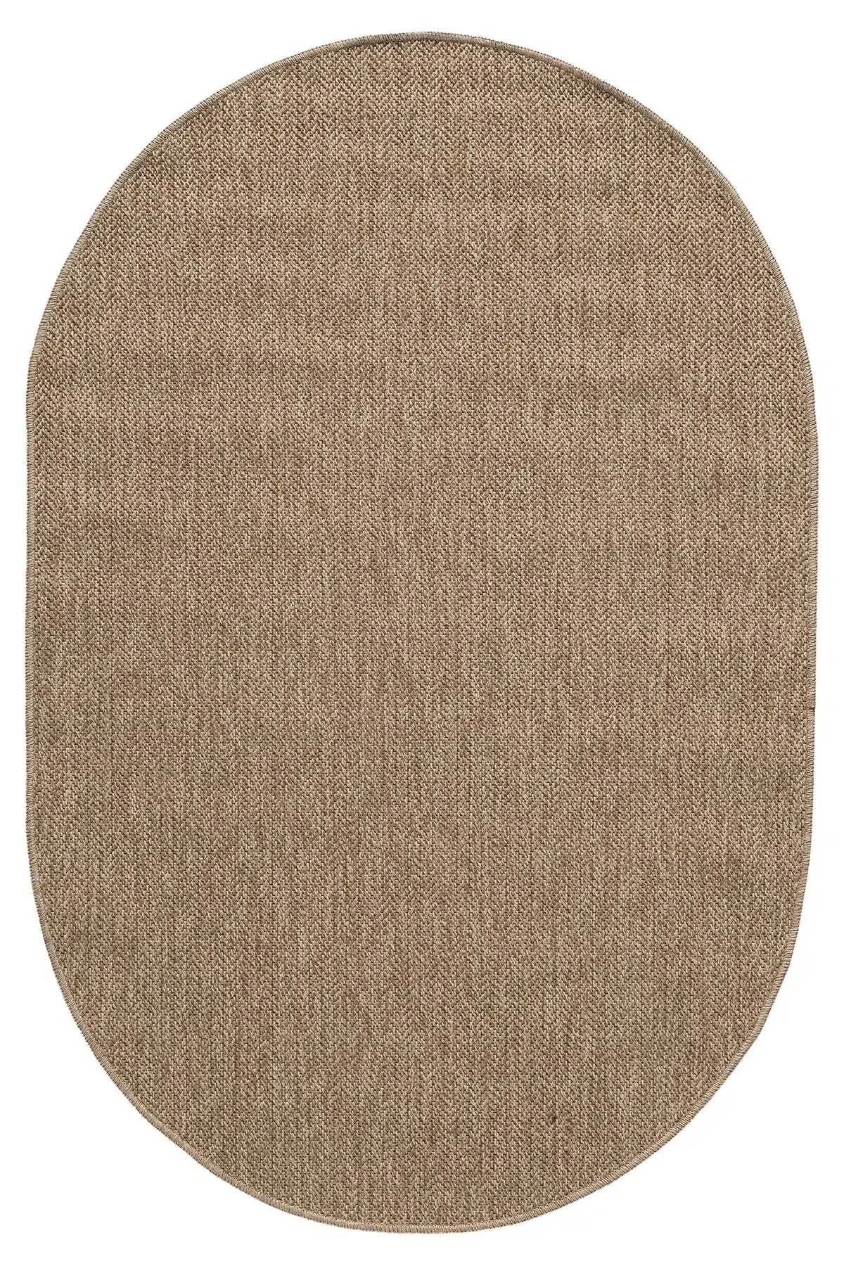Seyran Halı İndia Hasır Görünümlü Oval Halı 670 Bej