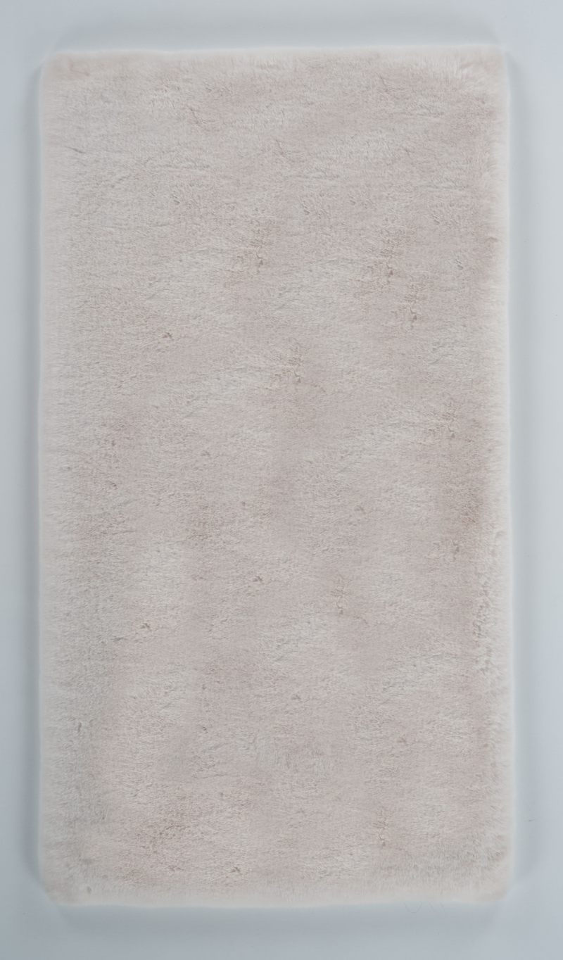 Apex Halı Palma Peluş Özel Kesim Krem Düz Kesim