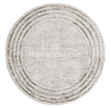 Ezgi B078X-GRİ-YEŞİL  DAİRE 116x116