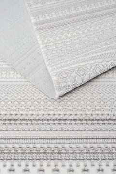 Koza Halı Adler Özel Ebat Kesme Halı A0728A Gri Gold