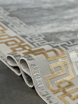 Woolen Halı Valentin Viscon Akrilik Halı 6254 ANTRASİT