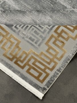 Woolen Halı Valentin Viscon Akrilik Halı 6254 ANTRASİT