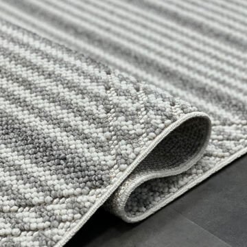 Woolen Disney Anti Alerjik Bukle Halı 8007 GRİ