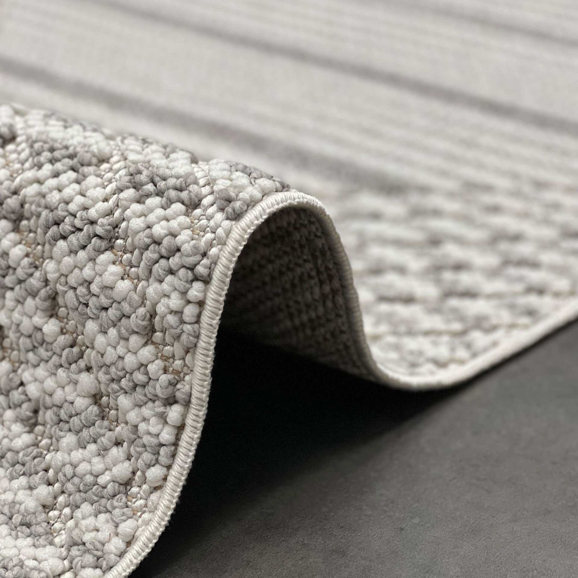 Woolen Disney Anti Alerjik Bukle Halı 8007 GRİ