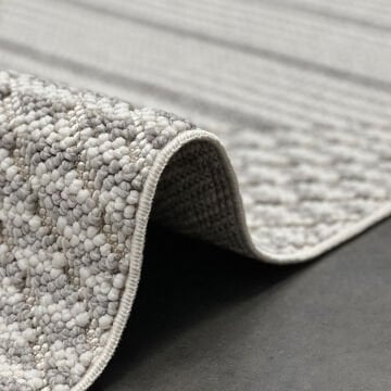 Woolen Disney Anti Alerjik Bukle Halı 8007 GRİ