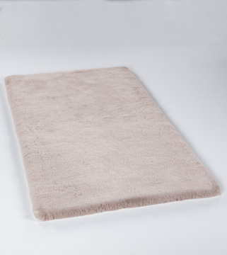 Apex Halı Palma Peluş Özel Kesim Pudra Düz Kesim