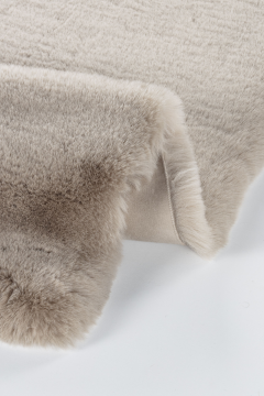 Apex Halı Palma Peluş Özel Kesim Vizon Düz Kesim