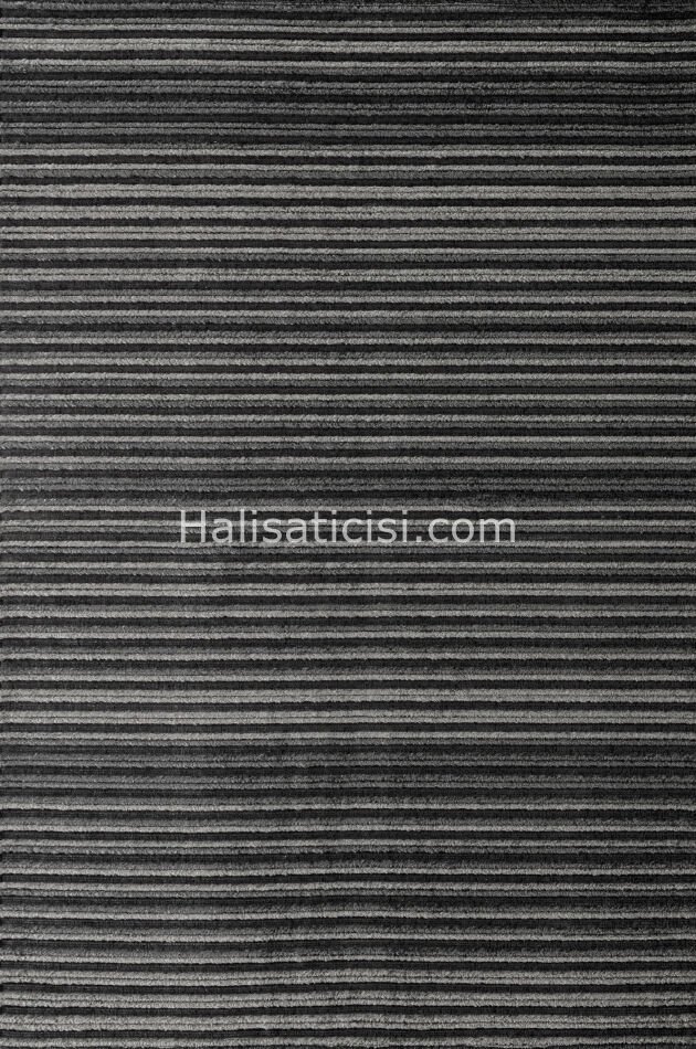 Lena Kabartmalı Kilim C391 ANTRASİT GRİ 100x218
