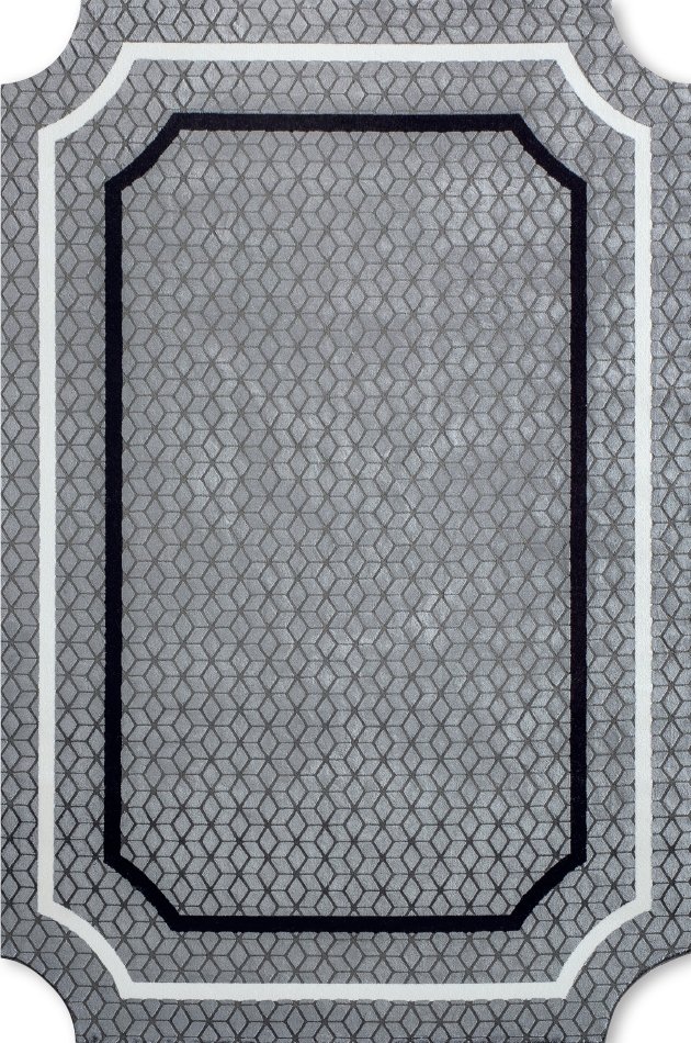 Deep IX 6089 GRİ SİYAH 116x190