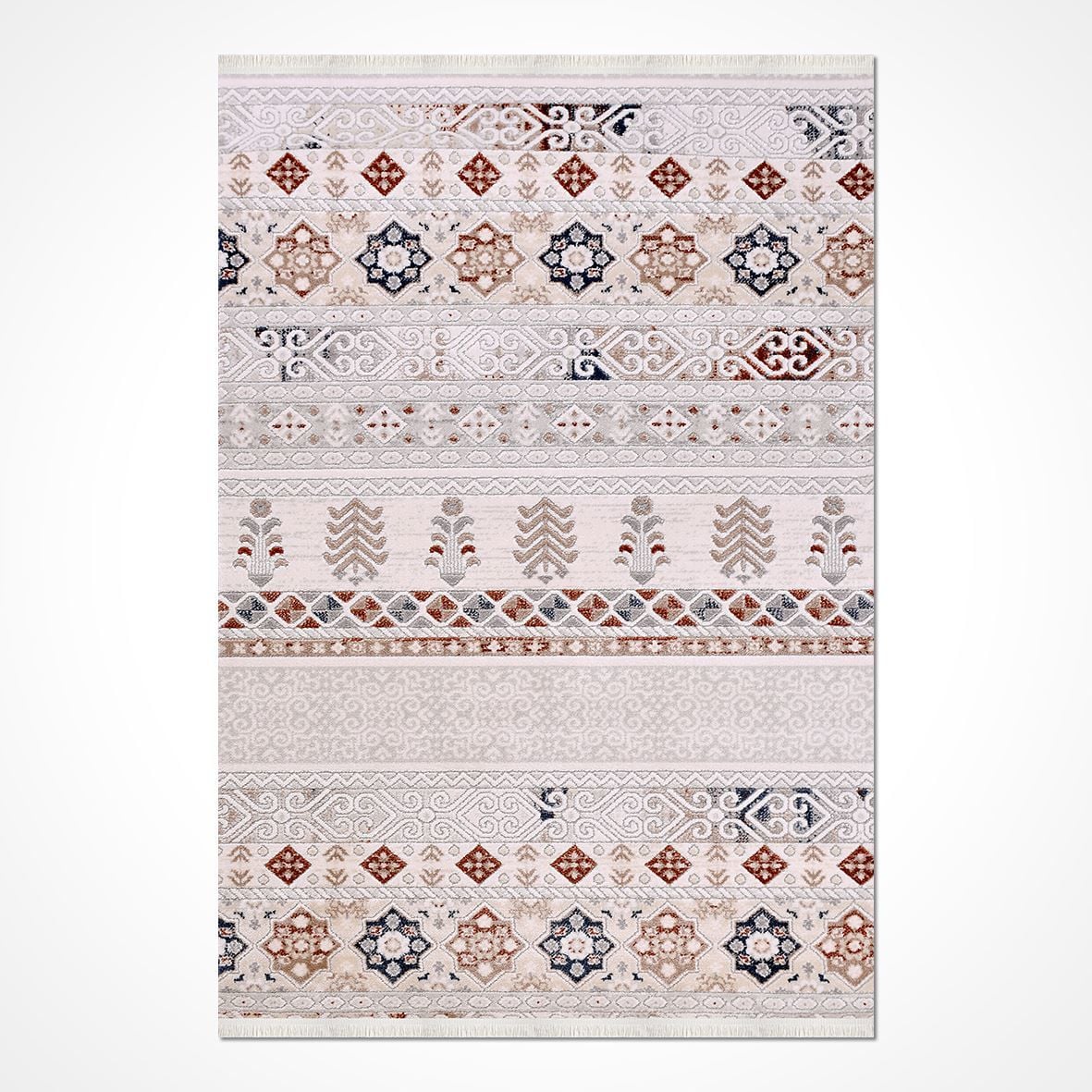 Crea Halı Victoria Özel Ebat Kesme Halı 1903 Ak