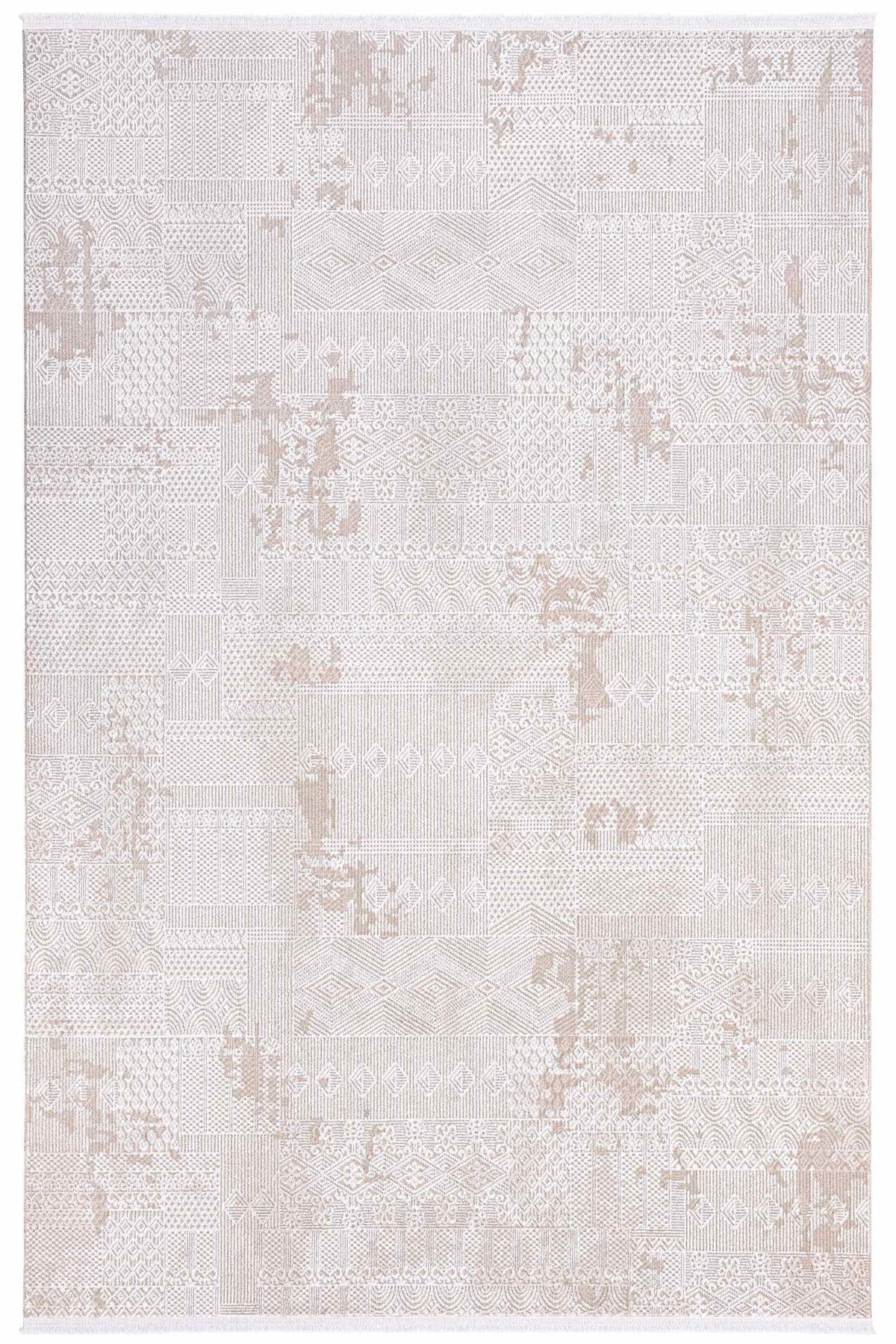 Koza Halı Aris Özel Ebat Kesme Halı 46158A Bej