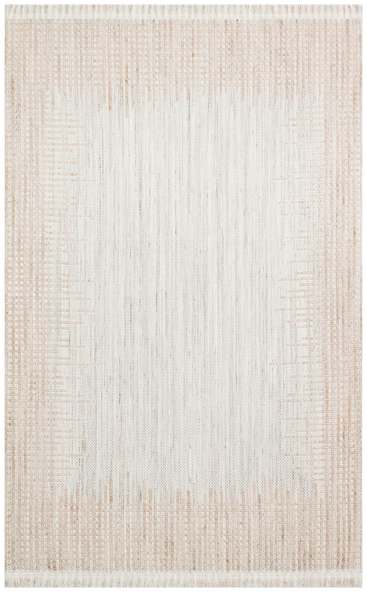 Eko Halı Cozy Modern Örgü Dokuma Halı – Hav ve Toz Vermez CZY01 Grey Beige