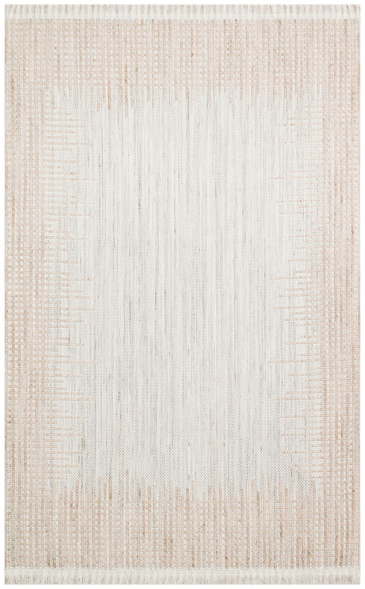 Eko Halı Cozy Modern Örgü Dokuma Halı – Hav ve Toz Vermez CZY01 Grey Beige