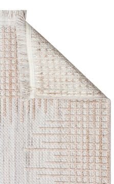 Eko Halı Cozy Modern Örgü Dokuma Halı – Hav ve Toz Vermez CZY01 Grey Beige