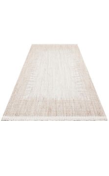 Eko Halı Cozy Modern Örgü Dokuma Halı – Hav ve Toz Vermez CZY01 Grey Beige