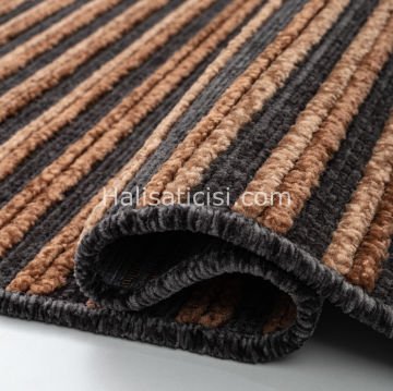 Lena Kabartmalı Kilim C391 ANTRASİT : TERRA