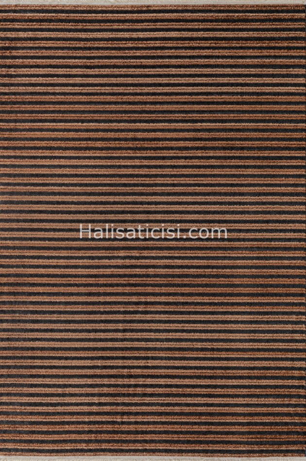 Lena Kabartmalı Kilim C391 ANTRASİT : TERRA 100x218