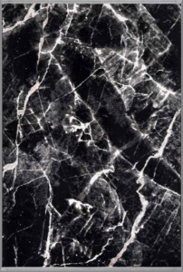 Flora Halı Ziynet 2465A Siyah 100X200