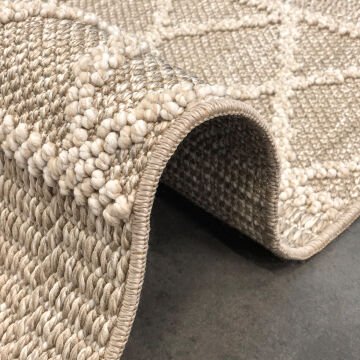 Woolen Disney Anti Alerjik Bukle Halı 8010 BEJ