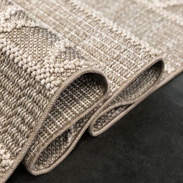 Woolen Disney Anti Alerjik Bukle Halı 8010 BEJ