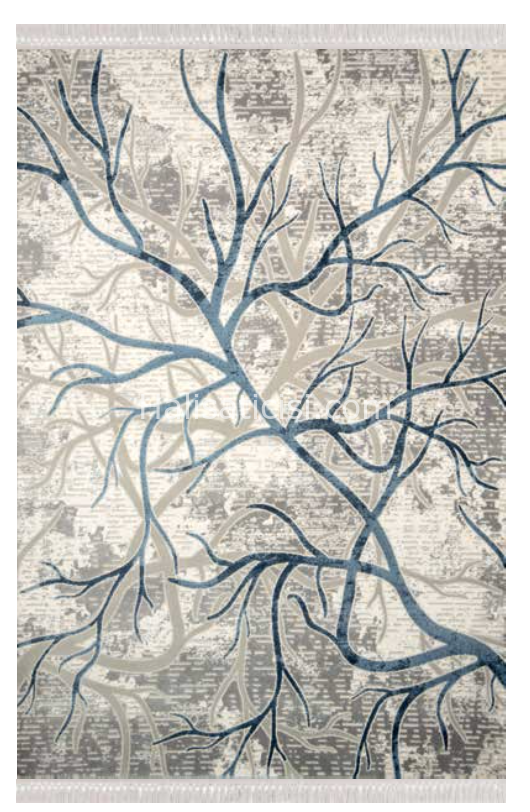 Toprak Halı Carpe Diem 6526 Mavi 100X200