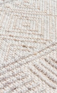 Eko Halı Cozy Modern Örgü Dokuma Halı – Hav ve Toz Vermez CZY 02 Grey Beige