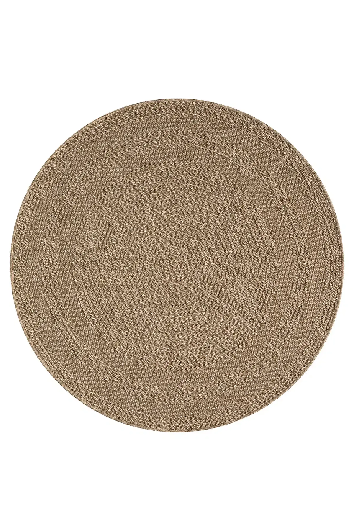 Seyran Halı İndia Hasır Görünümlü Daire Halı 668 Bej