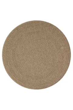 Seyran Halı İndia Hasır Görünümlü Daire Halı 668 Bej