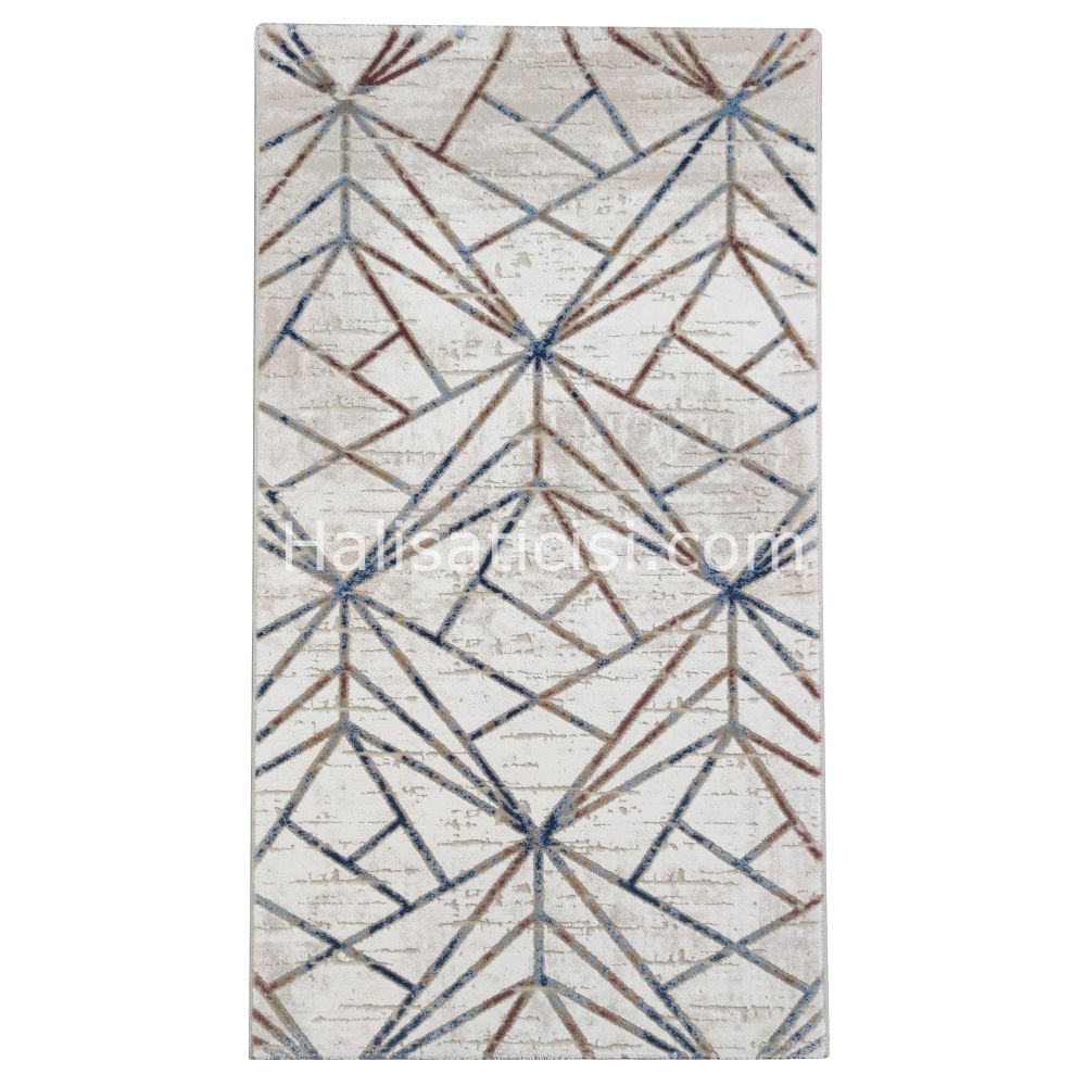 Melidia Halı Stil Özel Ebat 0166B-RENKLİ. 100 cm