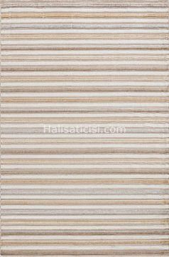 Lena Kabartmalı Kilim C391 BEJ SARI 100x218