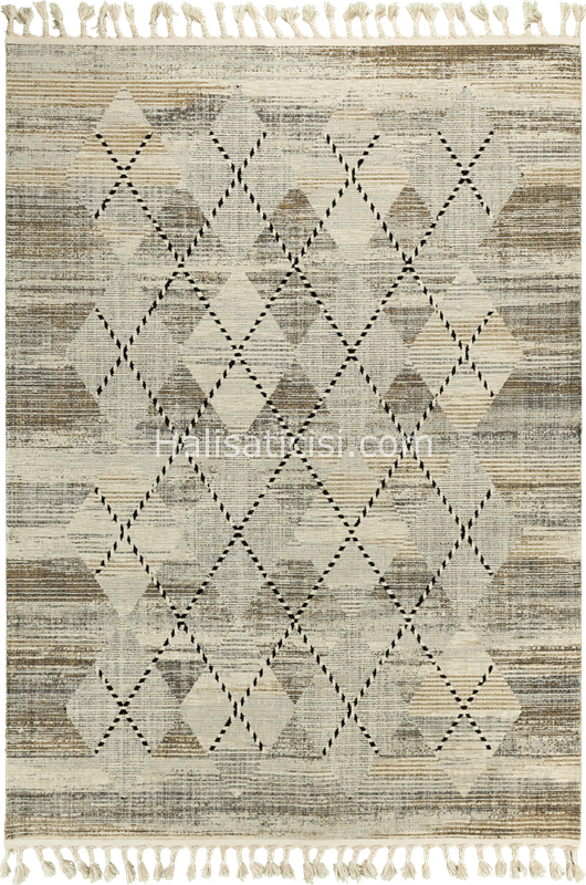 Koridor Bergama Özel Ebatlı Kesme Halı BG03 100 cm