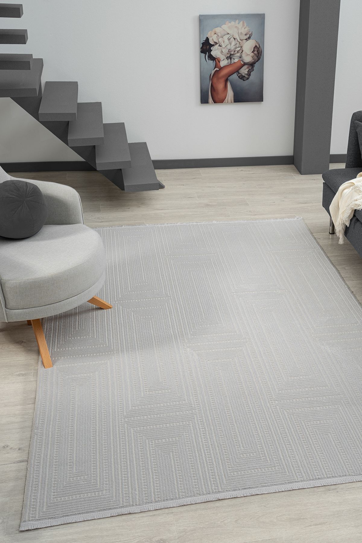 Koza Halı Helsinki A0936D Gri