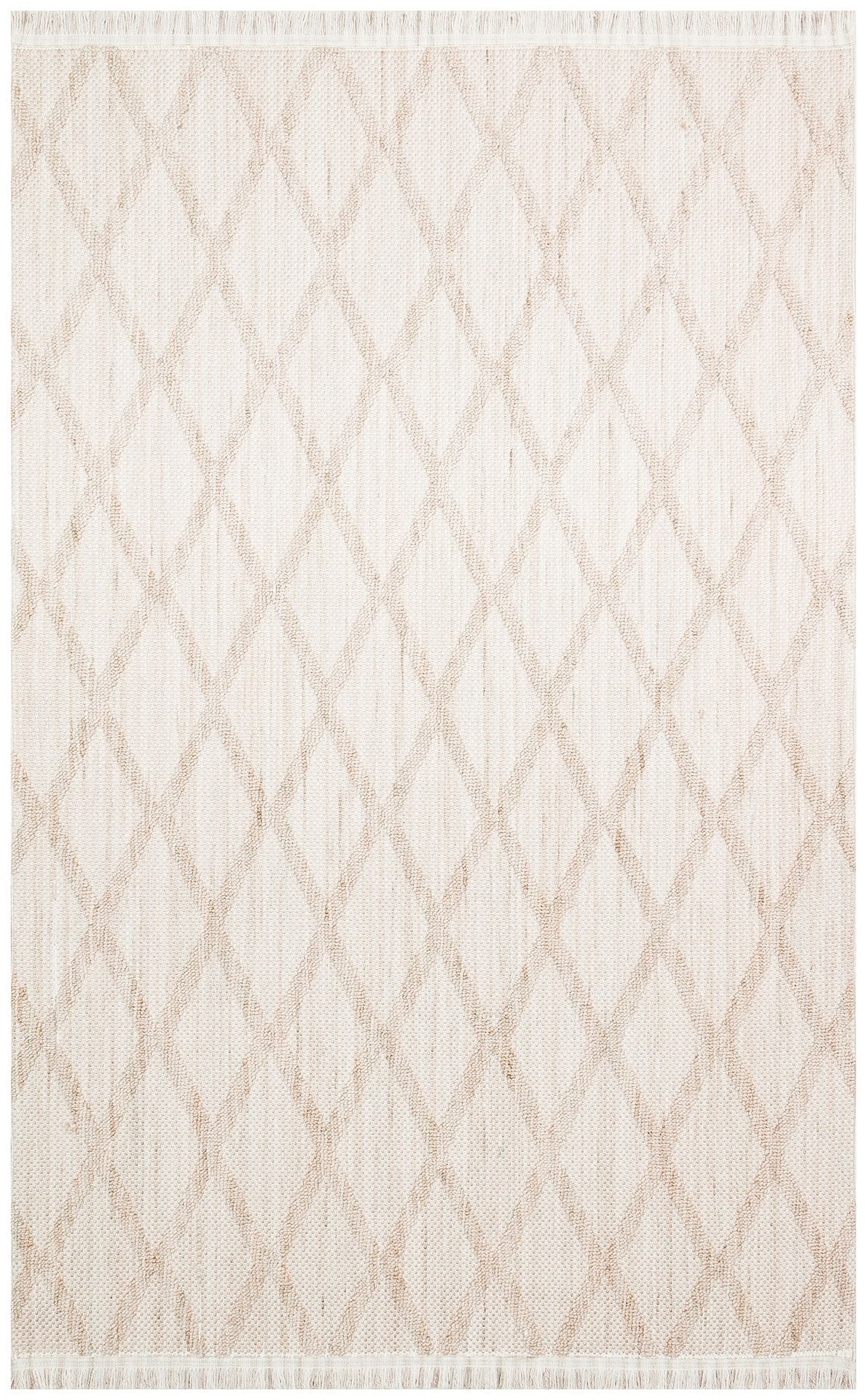 Eko Halı Cozy Modern Örgü Dokuma Halı – Hav ve Toz Vermez CZY 04 Beige