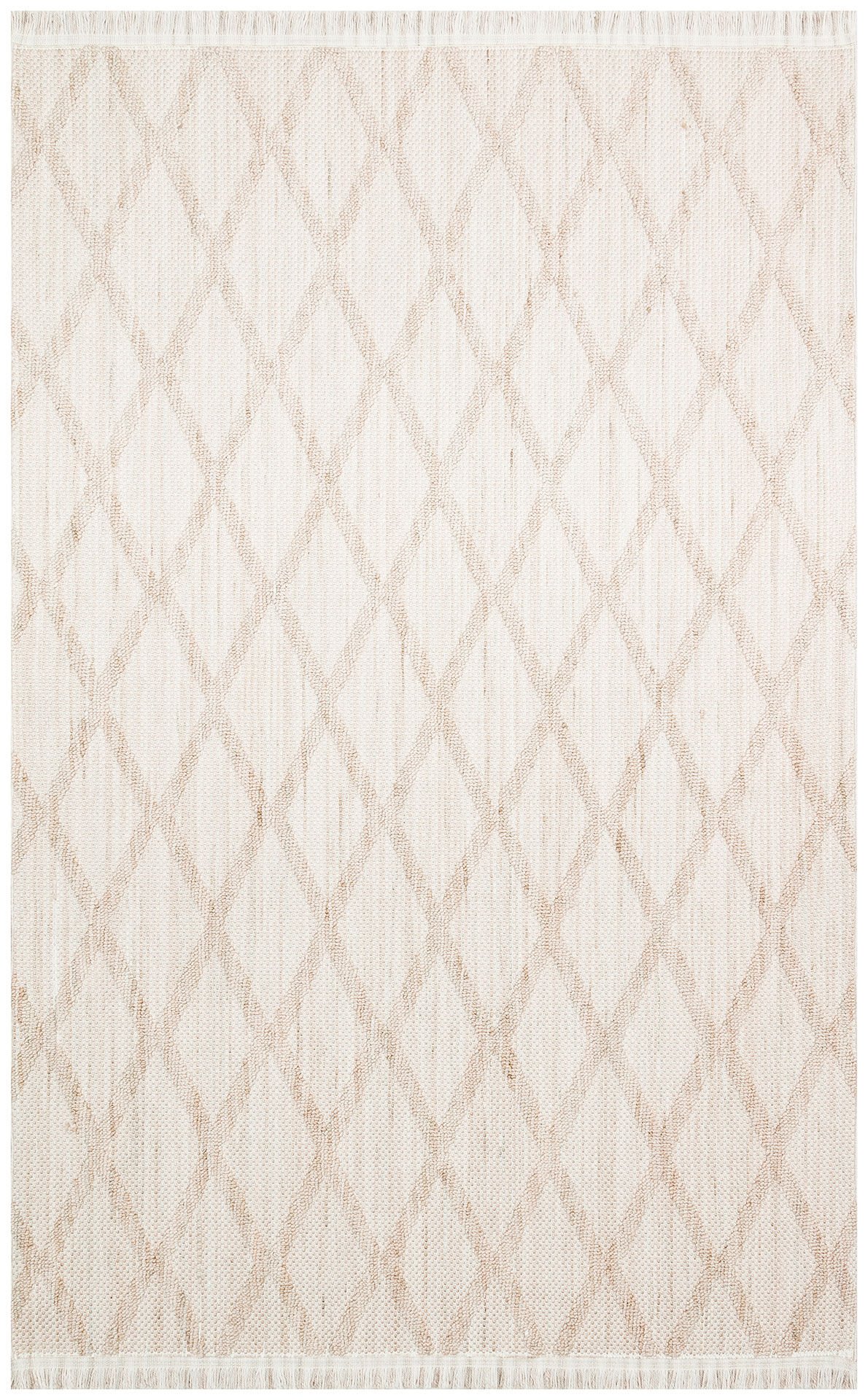 Eko Halı Cozy Modern Örgü Dokuma Halı – Hav ve Toz Vermez CZY 04 Beige