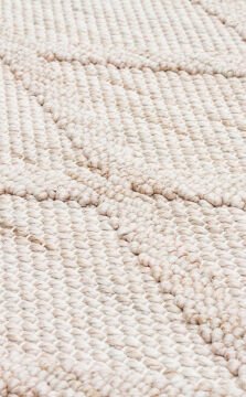Eko Halı Cozy Modern Örgü Dokuma Halı – Hav ve Toz Vermez CZY 04 Beige