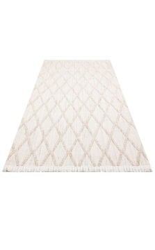 Eko Halı Cozy Modern Örgü Dokuma Halı – Hav ve Toz Vermez CZY 04 Beige