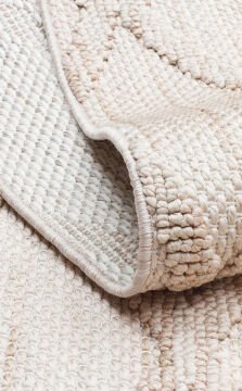 Eko Halı Cozy Modern Örgü Dokuma Halı – Hav ve Toz Vermez CZY 04 Beige