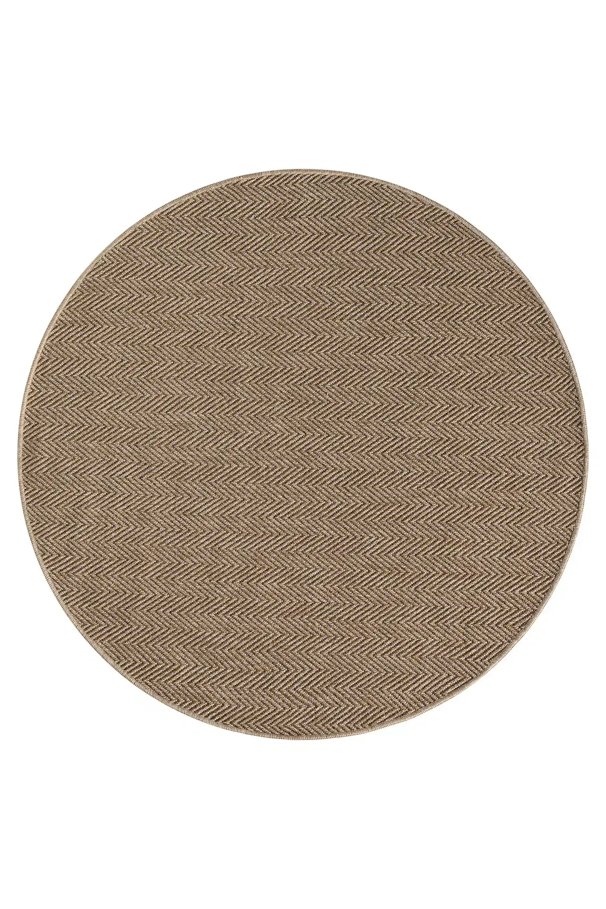 Seyran Halı İndia Hasır Görünümlü Daire Halı 671 Bej