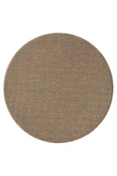 Seyran Halı İndia Hasır Görünümlü Daire Halı 671 Bej