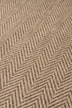 Seyran Halı İndia Hasır Görünümlü Daire Halı 671 Bej