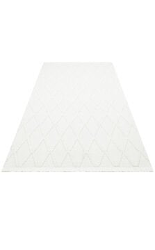 Eko Halı Cozy Modern Örgü Dokuma Halı – Hav ve Toz Vermez CZY 04 Cream