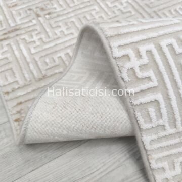 Melidia Halı Stil Özel Ebat 168A-BEJ