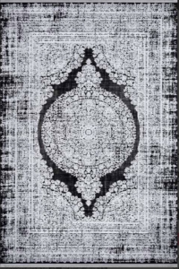 Flora Halı Ziynet 2437D Siyah 100X200