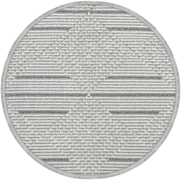 Woolen Disney Anti Alerjik Daire Bukle Halı 8007 GRİ