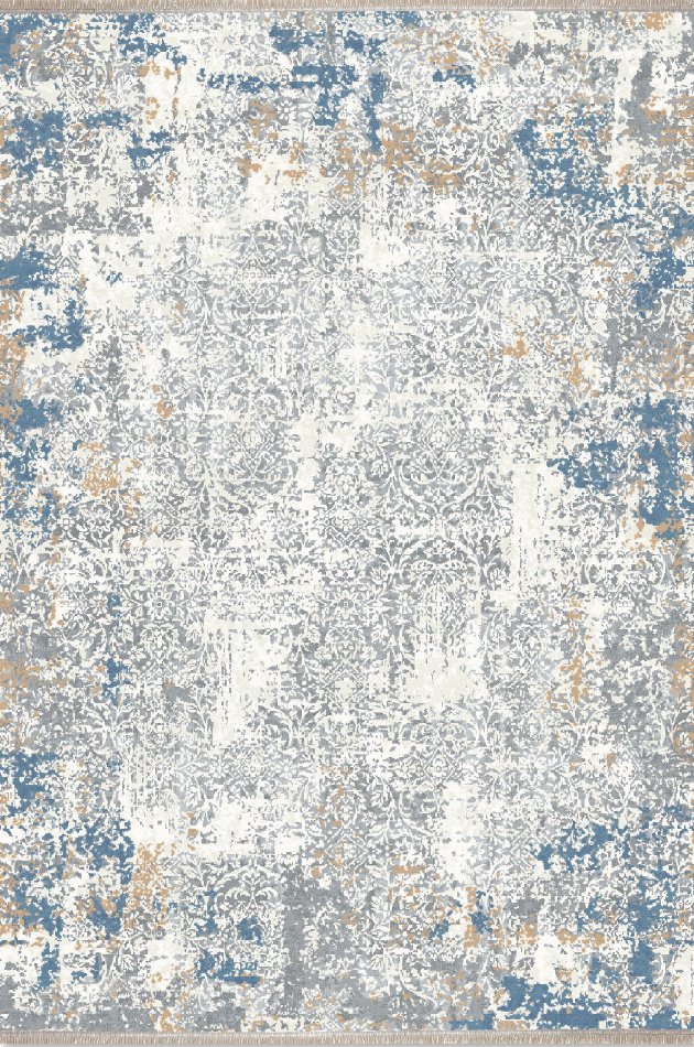 Eva EV 3978 GRİ  MAVİ 116x190