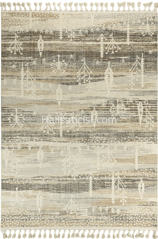 Koridor Bergama Özel Ebatlı Kesme Halı BG06 100 cm