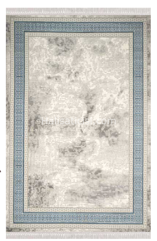 Toprak Halı Carpe Diem 6528 Mavi 100X200